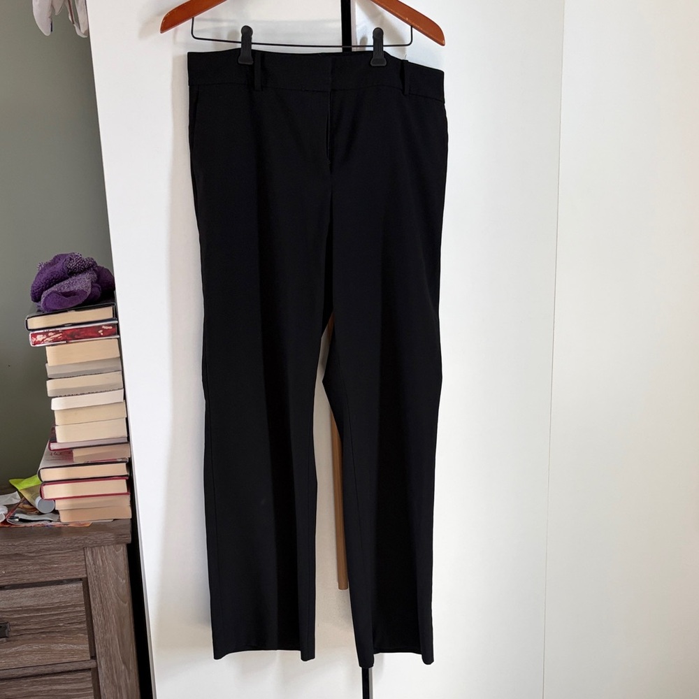LOFT Black Straight Leg Pants